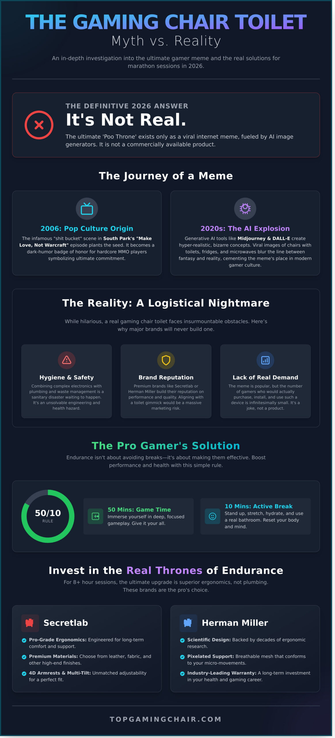 Gaming Chair Toilet: Does the Ultimate ‘Poo Throne’ Actually Exist in 2026? - Infographic